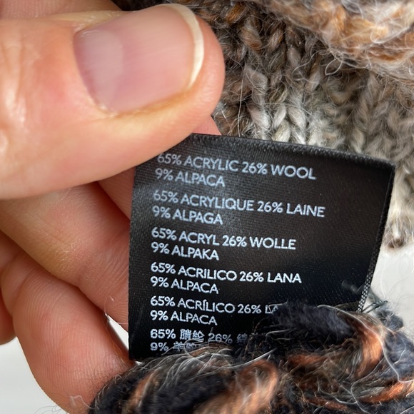 NWT PILCRO ANTHROPOLOGIE Emilie Shawl Collar Chunky Knit Cardigan Med/Large - Picture 5 of 8